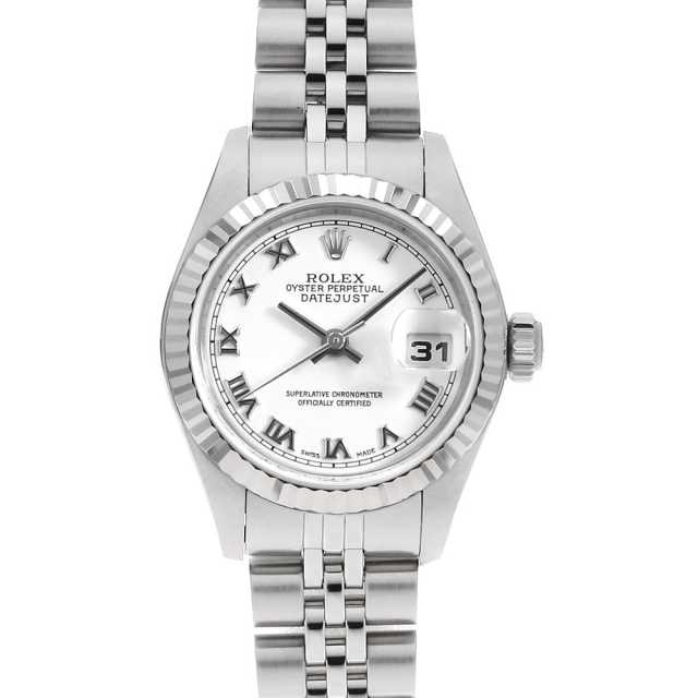 ROLEX デイトジャスト レディース 10P 79174G 正規品 レンタル商品【79174G】ROLEX デイトジャスト 10Pダイヤ｜カリトケ