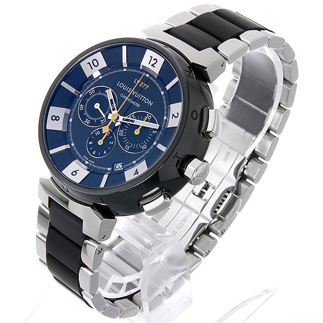 タンブール イン ブラック オートマティック クロノグラフ LV277 Q114K0 サブ画像１