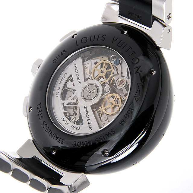タンブール イン ブラック オートマティック クロノグラフ LV277 Q114K0 サブ画像２