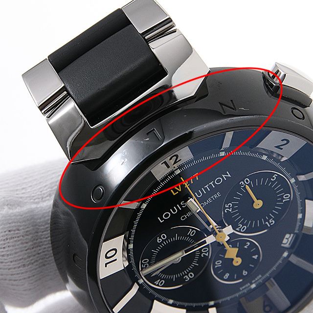 タンブール イン ブラック オートマティック クロノグラフ LV277 Q114K0 サブ画像７