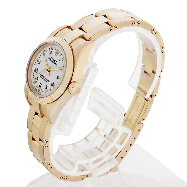たそり 76198 ロレックス(ROLEX) オイスターパーペチュアル ホワイト