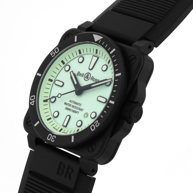 BR0392-D-C5-CE/SRB グリーン Bell&Ross（ベル＆ロス）BR 03-92  