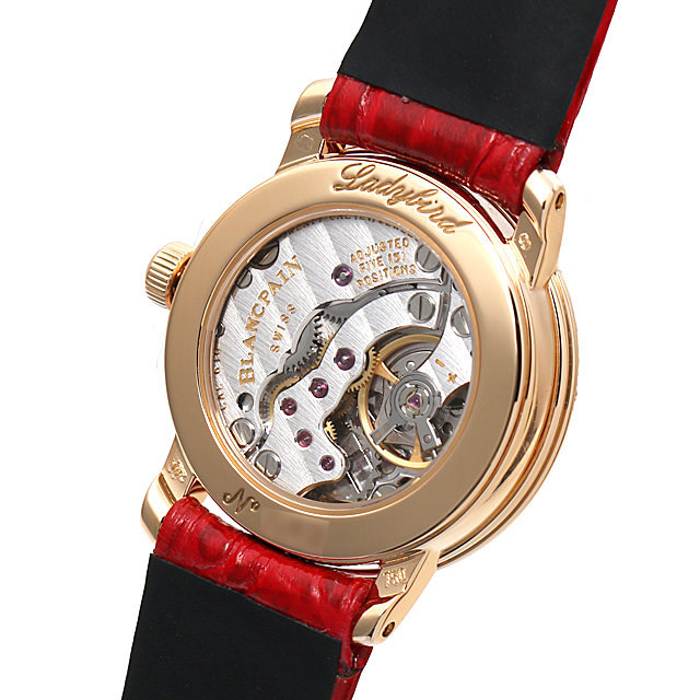 3年保証] ブランパン レディース レディバード 0062-192GC-52 K18WG 裏  