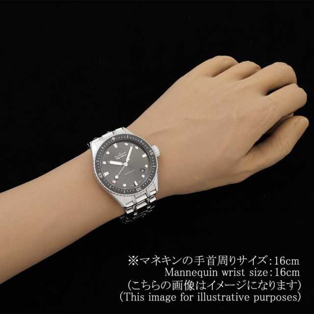 ブランパン フィフティファゾムス バチスカーフ 5000-1110-70B メンズ 中古 腕時計 5000-1110-70B グレー BLANCPAIN（ブランパン）フィフティファゾムス