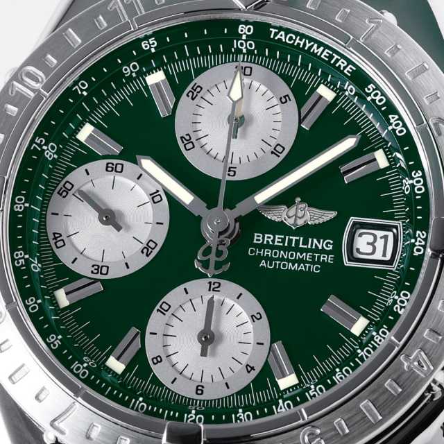 A13348 グリーン BREITLING（ブライトリング）クロノマット 100本限定