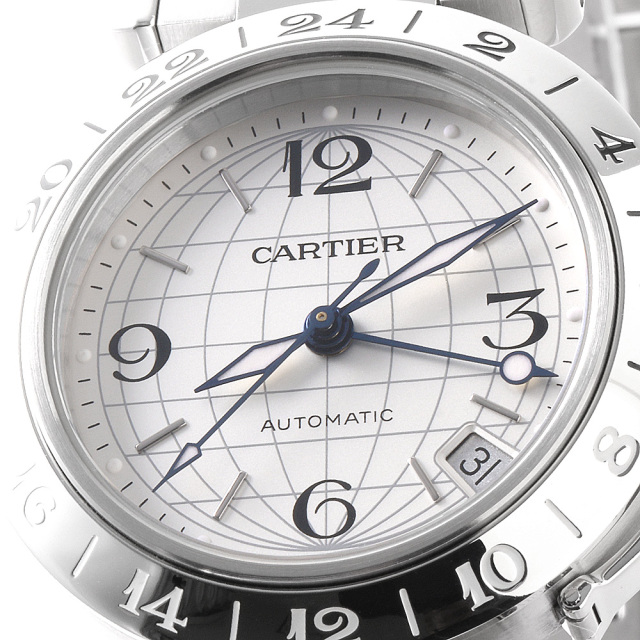 W31078M7 Cartier（カルティエ） パシャC GMT メリディアン 中古  