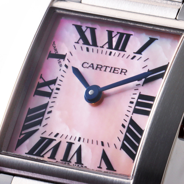 W51028Q3 ピンクシェル Cartier（カルティエ）タンクフランセーズ SM  