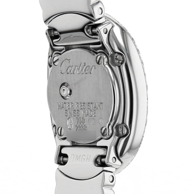 Cartier(カルティエ) 腕時計 ミニベニュワール WB5095L2 レディース 金無垢/2重ダイヤベゼル アイボリー Cartier - Cartier(カルティエ) 腕時計 ミニベニュワール WB5095L2