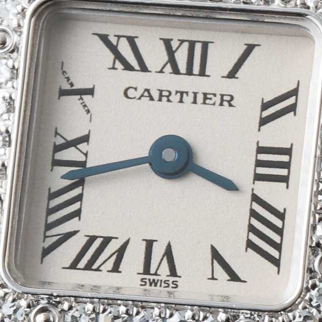 WF3210F3 シルバー Cartier（カルティエ）ミニパンテール ベゼルダイヤ