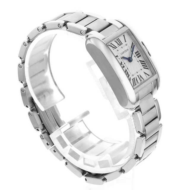 カルティエ Cartier 腕時計 タンク アングレーズ レクタンギュラー SM W5310022 シルバー ギョーシェ文字盤 SS クオーツアナログ 【中古】 楽天市場】カルティエ Cartier 腕時計 タンク アングレーズ SM