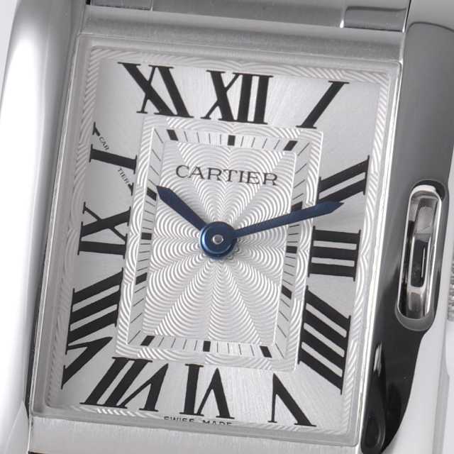 Cartier シルバー 防水時計 カルティエ CPCP タンクオビュ Ref.W1527551 ゴールド(YG