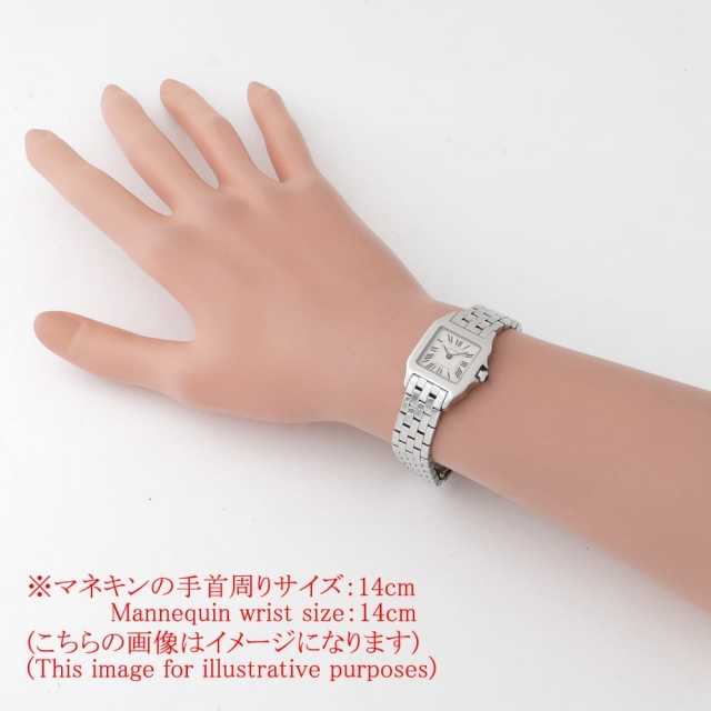 W25064Z5 アイボリー Cartier（カルティエ）サントス ドゥモワゼル SM