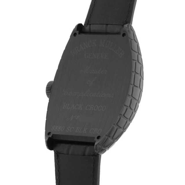 フランクミュラー トノーカーベックス 8880SC BLK CRO AC メンズ 中古