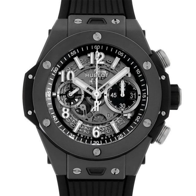 Hublot ビッグバン 風ブラック スケルトン Hublot ビッグバン 風ブラック スケルトン