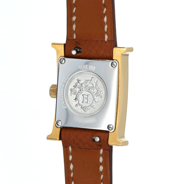 エルメス Hウォッチ YG HH1.185 YG クォーツ【中古】 エルメス HERMES  