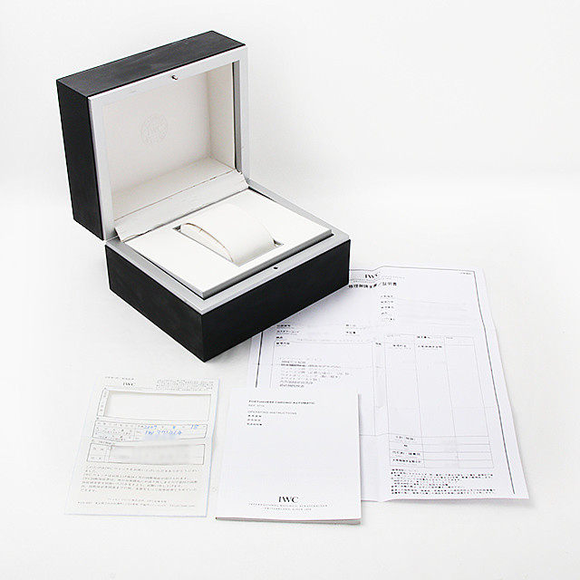 【空箱】IWC 純正ウォッチボックス ポルトギーゼ用 空箱 保証書冊子付き 空箱】IWC 純正ウォッチボックス ポルトギーゼ用 空箱 保証書