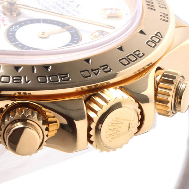 16518G ホワイト ROLEX（ロレックス）デイトナ 8Pダイヤ 中古