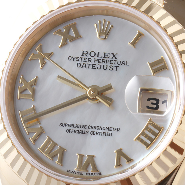 ロレックス デイトジャスト 179178NR レディース 中古