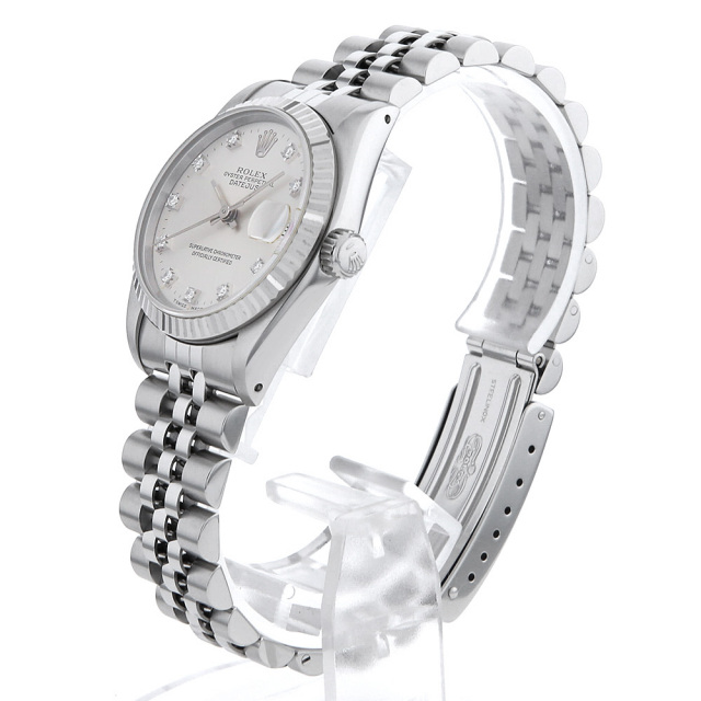 68274G シルバー ROLEX（ロレックス）デイトジャスト 10Pダイヤ 中古  