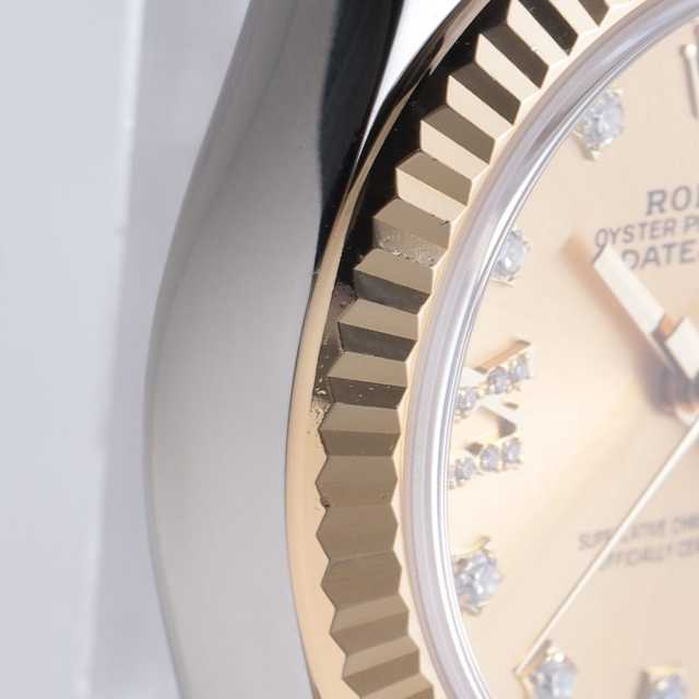 279173G シャンパン ROLEX（ロレックス）デイトジャスト 9Pスター