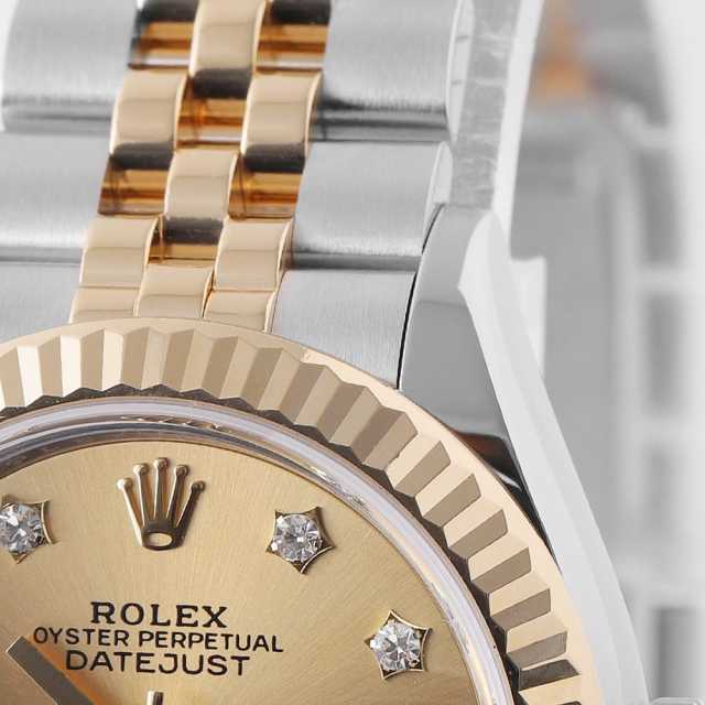 279173G シャンパン ROLEX（ロレックス）デイトジャスト 9Pスター