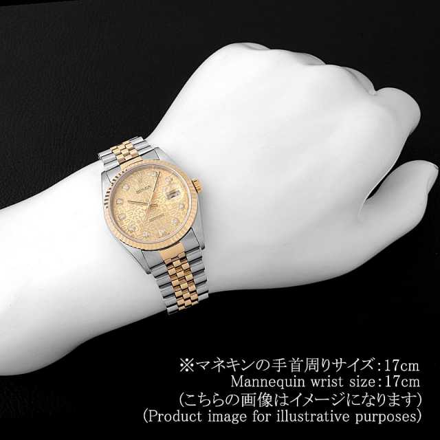 純正16233シャンパンゴールド文字盤　カスタム時計コンビ　クローン3135 純正16233シャンパンゴールド文字盤 カスタム時計コンビ