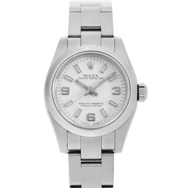 176200 ホワイト ROLEX（ロレックス）オイスターパーペチュアル 中古  