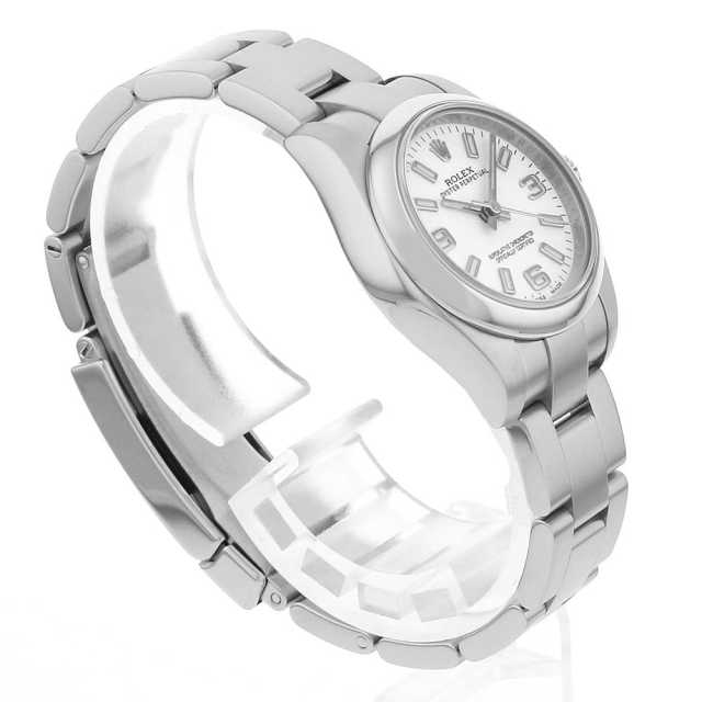 176200 ホワイト ROLEX（ロレックス）オイスターパーペチュアル 中古  
