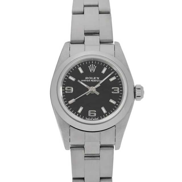 【廃盤品】ROLEX(ロレックス)オイスターパーペチュアル 76080 76080 ブラック ROLEX（ロレックス）オイスターパーペチュアル
