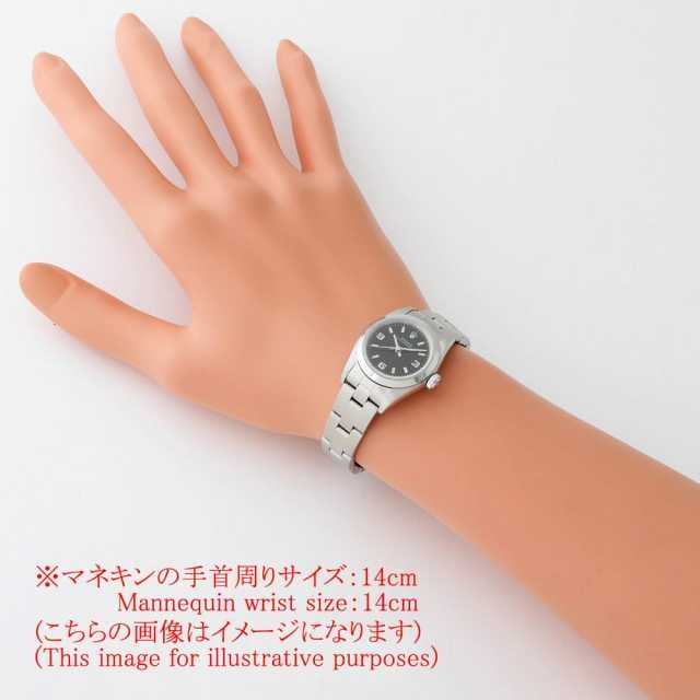 美品✨ ロレックス オイスター パーペチュアル 76080 レディース 76080 ブラック ROLEX（ロレックス）オイスターパーペチュアル