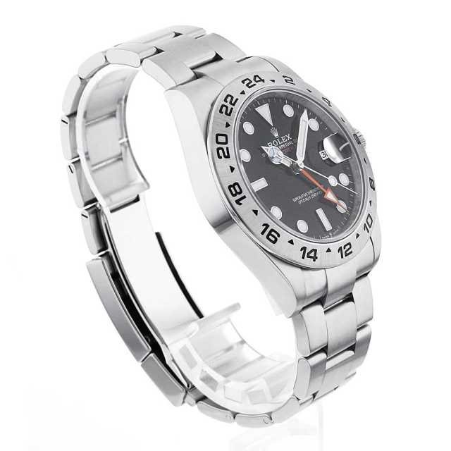 リール KlSU SPECIAL mg 226570 ブラック ROLEX（ロレックス）エクスプローラーII 中古