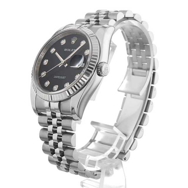 ロレックス デイトジャスト ステンレス ROLEX ロレックス 69173G デイトジャスト 10P ダイヤモンド