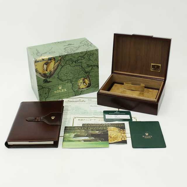 【ほぅ】＊＊新春SALE✳︎＊希少石ライムサーペンティンシンプルゴムブレス ロレックス デイデイト 36 ウォッチ：18 ct イエローゴールド