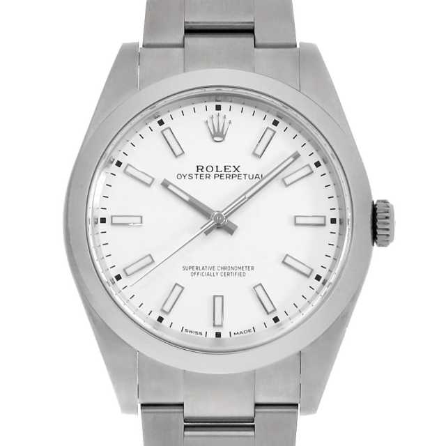 114300 ホワイト ROLEX（ロレックス）オイスターパーペチュアル