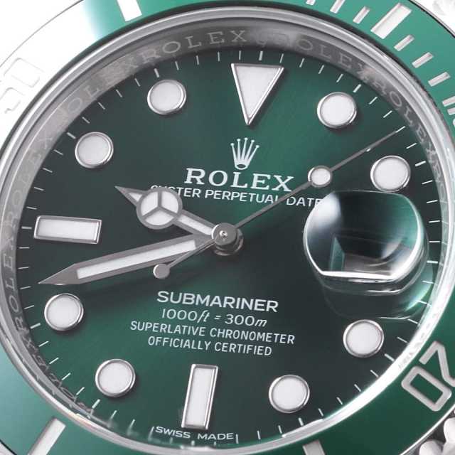 116610LV グリーン ROLEX（ロレックス）サブマリーナ デイト