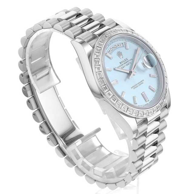 PSA10Disney Loracna ジャスミン #2123208 228396TBR アイスブルー ROLEX（ロレックス）デイデイト40 ベゼル