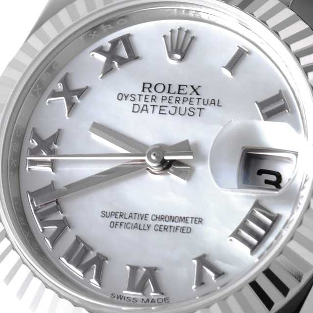 ロレックス デイトジャスト 179174NR レディース 中古