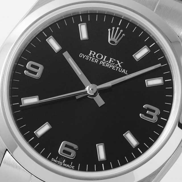 77080 ブラック ROLEX（ロレックス）オイスターパーペチュアル 中古
