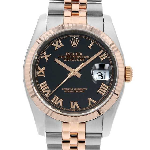 ポテト 116231 ブラック ROLEX（ロレックス）デイトジャスト36 中古 | 東京