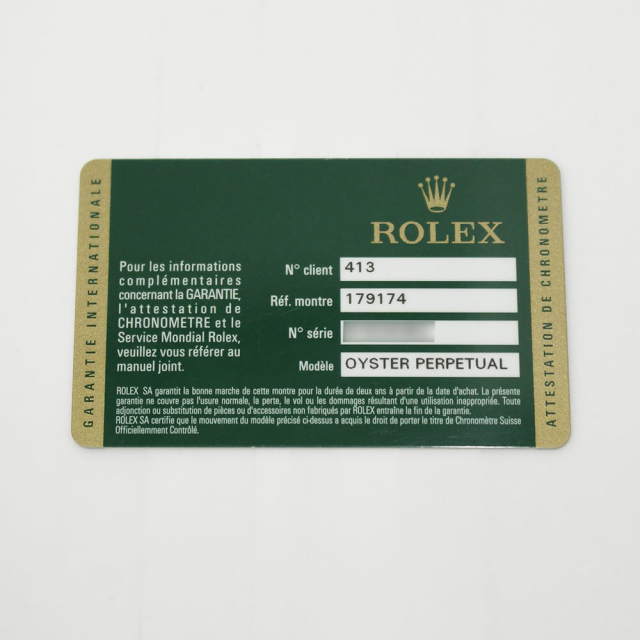 ロレックス デイトジャスト 179174G レディース 中古