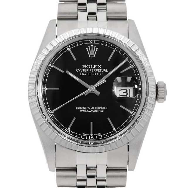 16030 ブラック ROLEX（ロレックス）デイトジャスト 中古 | 東京・大阪