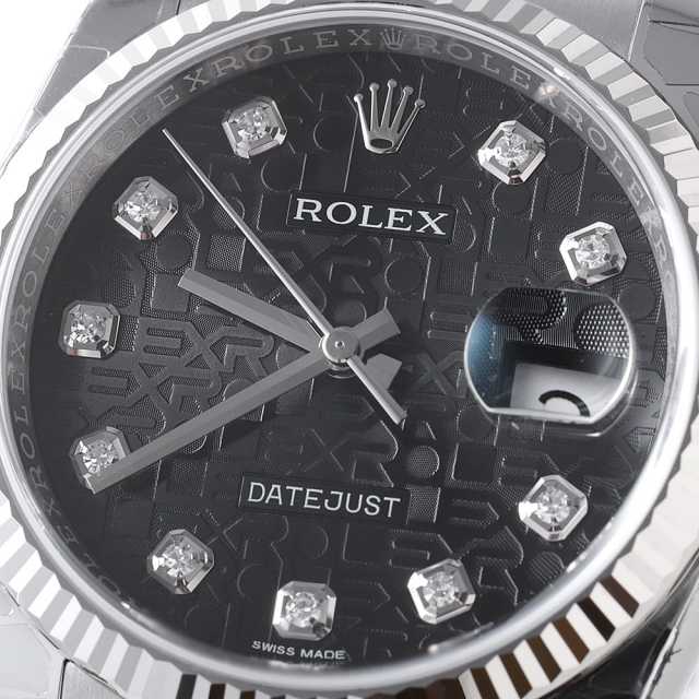 ROLEX ロレックス DATEJUST デイトジャスト 10Pダイヤ ロレックス デイトジャスト・シルバー 10Pダイヤ 116234G - 腕時計専門