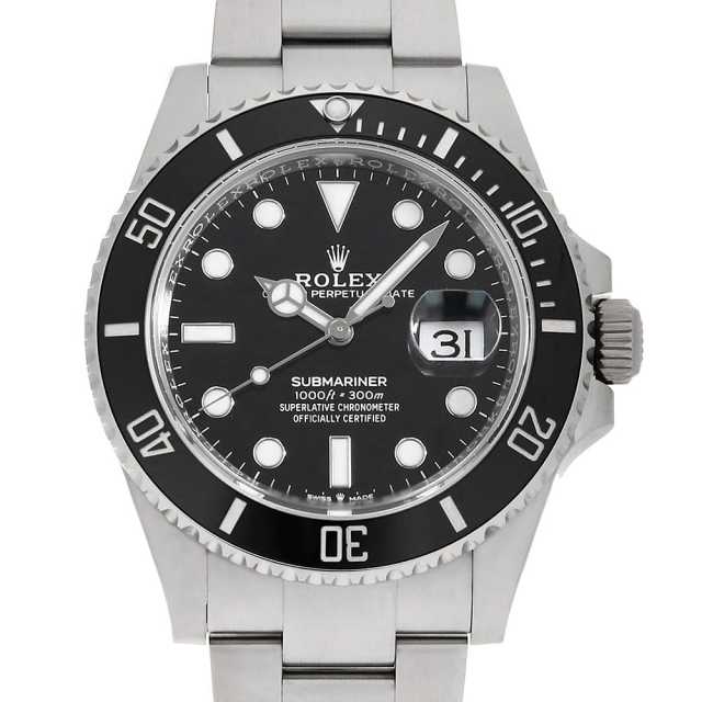 美品 おまけ付き サブマリーナ 40mm デイト ブラック SS ROLEX 126610LN ブラック ROLEX（ロレックス）サブマリーナ デイト 中古
