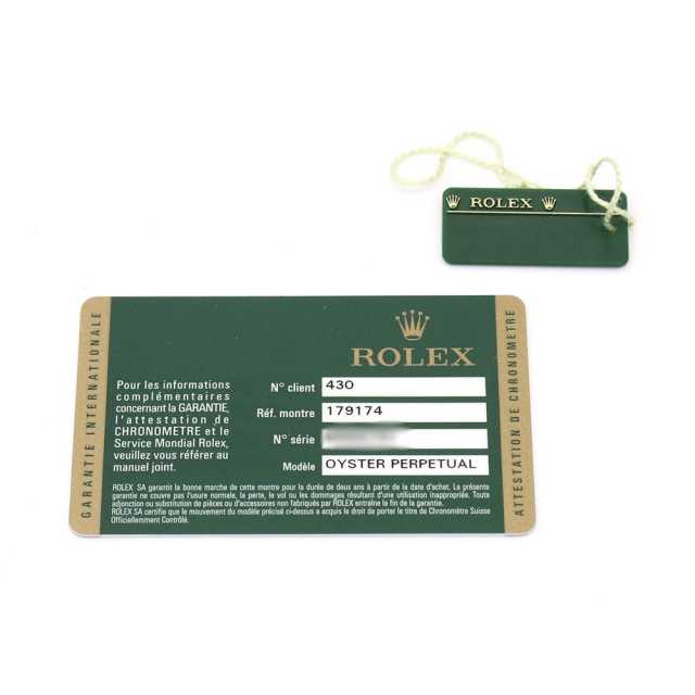 ロレックス デイトジャスト 179174NR レディース 中古