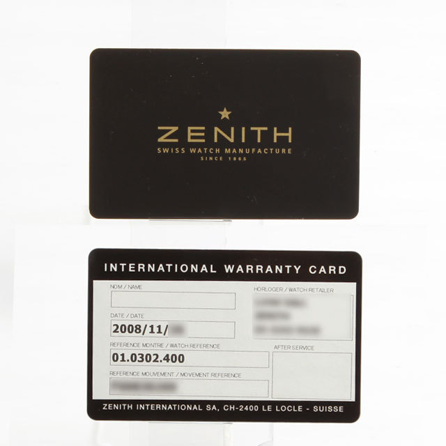 エルプリメロ クロノグラフ 01.0302.400 サブ画像４