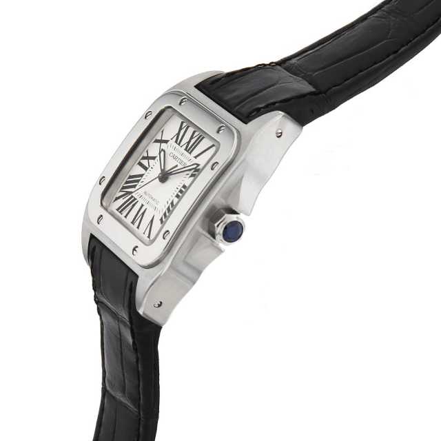 W20106X8 シルバー Cartier（カルティエ）サントス100 MM 中古 | 東京