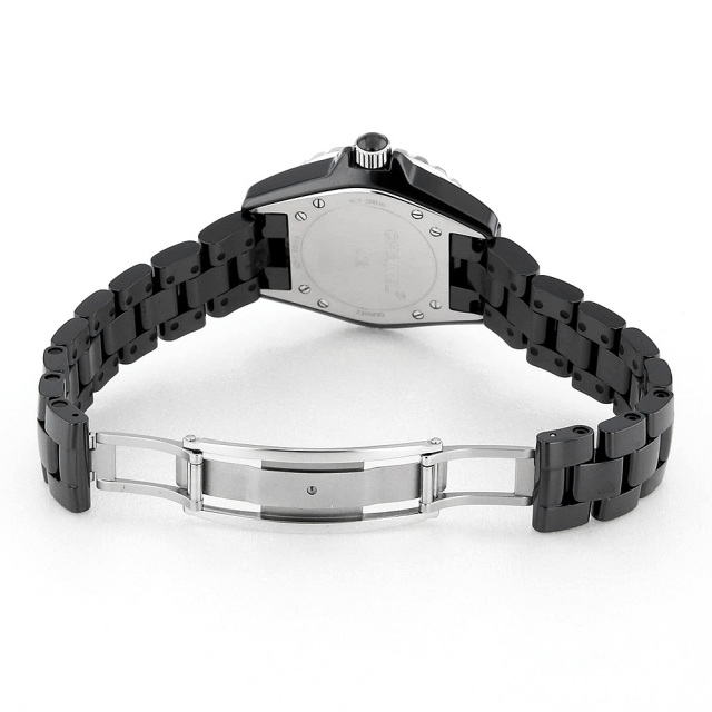 H2122 ブラック CHANEL（シャネル）J12 黒セラミック 12P/センター  