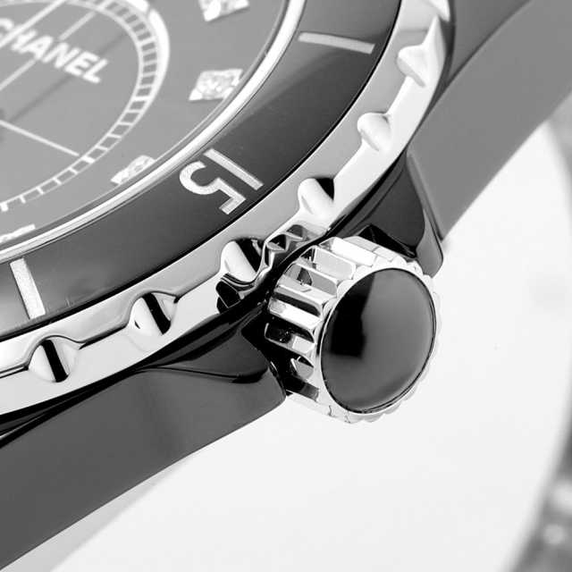 H1626 ブラック CHANEL（シャネル）J12 12Pダイヤ 中古 | 東京・大阪の