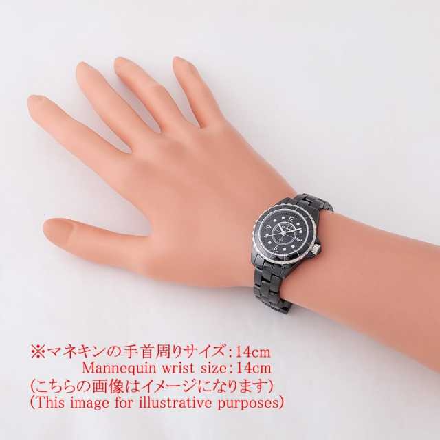 H2569 ブラック CHANEL（シャネル）J12 黒セラミック 8Pダイヤ 中古