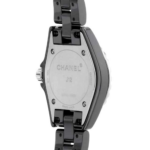 H2571 ブラック CHANEL（シャネル）J12 黒セラミック ベゼルダイヤ